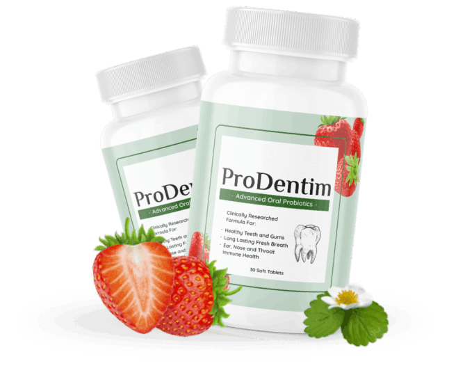 ProDentim supplement jar